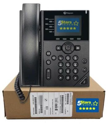 Teléfono IP empresarial Polycom VVX 350 (2200-48830-025) Foto 1 de 4