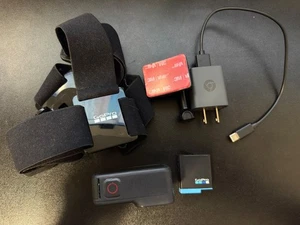 GoPro HERO8 Black – Great Condition – Head Strap, 2 Batteries, Mount, 32GB SD - Picture 1 of 4