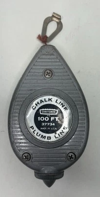 Línea de tiza vintage Sears-Craftsman #3773 50 pies plomada hecha en EE. UU. Foto 1 de 4