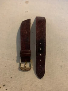 Universal Genève strap cinturino pelle 17mm fibbia buckle 14mm - Imagen 1 de 9
