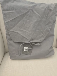 Restoration Hardware ITALIAN GARMENT-DYED BRUSHED COTTON DUVET Full/Queen Dove - Picture 1 of 3