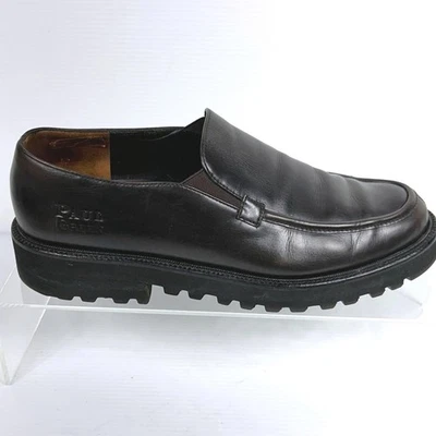 Mocasines sin cordones Paul Green talla 8 N estrechos de cuero marrón Munchen para mujer con suela Foto 1 de 4