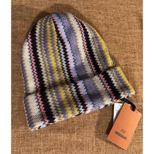 Berretto Missoni Zig Zag Lana Nuovo con etichette  - Foto 1 di 3