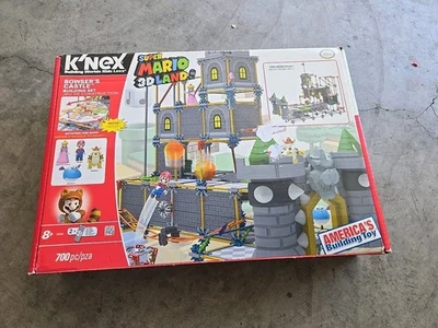 K'nex Super Mario 3D Land Bowser's Castle Building Toy Set Knex READ - Image 1 of 4