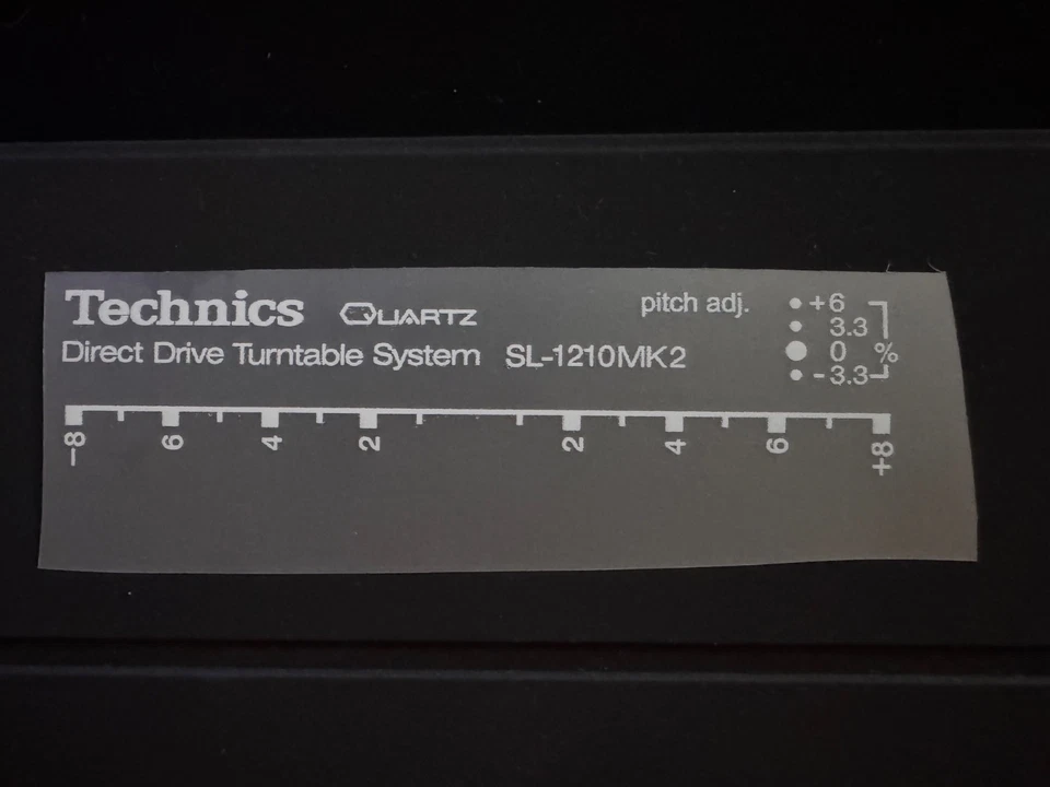 Technics SL-1210 MK2 Schriftzug /Decals für Klamotten / for Clothes - Bild 1 von 2