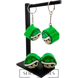 Koopa Shell Keychain Clicker #1 | 3D Printed | Mechanical Switch Fidget Toy - Picture 1 of 1