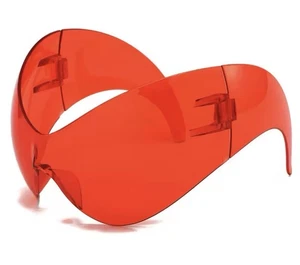 Oversized Y2K Steampunk Punk Sunglasses UV400 Goggles Women Men Fashion 2025 - Picture 1 of 1