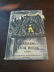 OLD WARSAW COOKBOOK BY RYSIA, 1958 HARDCOVER, POLISH SPECIALTIES - Bild 1 von 9