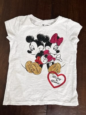 Mickey Minnie Jumping Beans Limited Edition Collection Disney Tshirt Girls 5 - Image 1 of 4