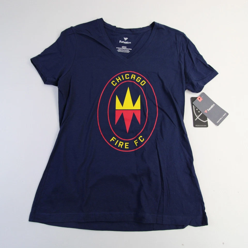 Chicago Fire FC Fanatics Short Sleeve Shirt Women's Blue New - Image 1 of 1