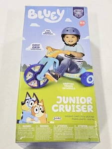 Bluey Toddler Kids Ride-On 8.5" Fly Wheels Junior Cruiser Tricycle BOX DAMAGE - Picture 1 of 7