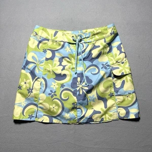 Title Nine Skirt Skort Size 8 Athletic Pickleball Activewear Golf Green Yellow - Picture 1 of 6