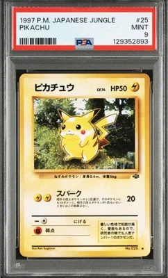 Pokemon Card [PSA9] Old Back Pikachu Pokemon Jungle - Image 1 of 4