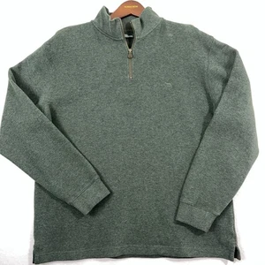 Rodd and Gunn Pullover Herren XL Jägergrün Pulli 1/4 Zip 100% Heavy Cotton - Bild 1 von 16