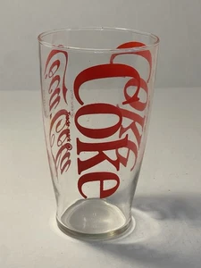 Vintage Coca-Cola 32 oz. Collectible Drinking Glass 7" Tall - Picture 1 of 8