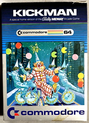 Kickman Arcade Style Game Commodore 64 Cartridge Untested w/manual 1983 - Image 1 of 4