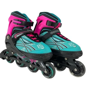 Cunmucu Adjustable Inline Skates Adults Sz 7-10 Mens Illuminating Wheels XL - Picture 1 of 8