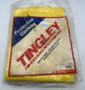 TINGLEY J56207 Durascrim Flame Resistant Rain Jacket Yellow Men’s Extra Large XL - Picture 1 of 8