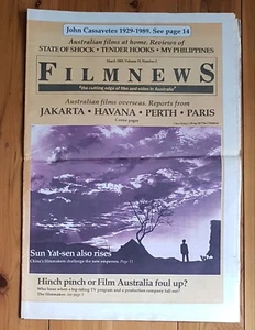 Australian Filmnews March 1989, John Cassavetes, New Chinese Cinema, Tender Hook - Bild 1 von 2