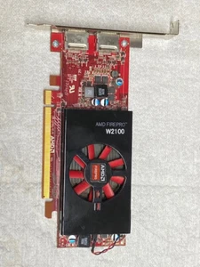 AMD FirePro W2100 High Profile 2GB PC Desktop Graphic Video Card GPU DP/N 02P8XT - Picture 1 of 4
