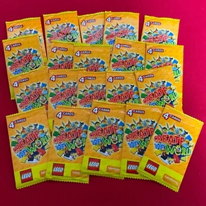2017 Sainsburys LEGO Create the World paquetes de cartas selladas paquete de 20 - Imagen 1 de 3