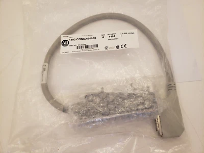ALLEN BRADLEY 1492-CONCAB005X PLC CONVERSION CABLE, PRE-WIRED, .5 METER LONG NIB - Image 1 of 4
