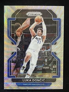 2021-22 Panini Prizm Luka Doncic #223 Silver Wave Prizm - Dallas Mavericks - Picture 1 of 2
