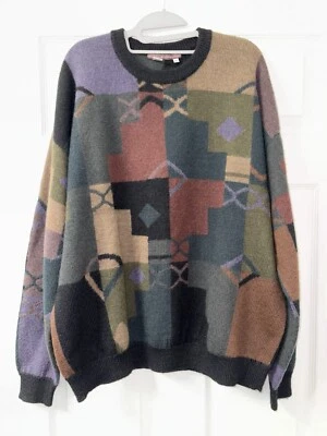The Peruvian Connection Abstract Alpaca Sweater Men’s  XL - Image 1 of 4