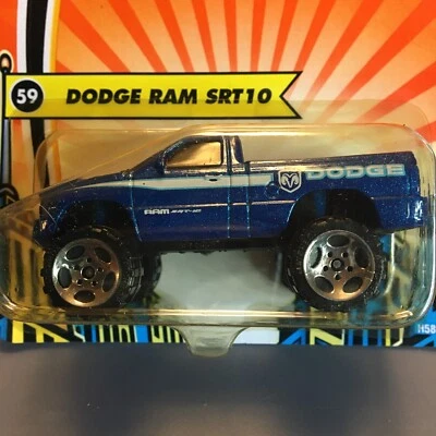 MATCHBOX #59 Dodge RAM SRT 10 Pickup Blue MOC In Protect Pack 2005 - Image 1 of 4