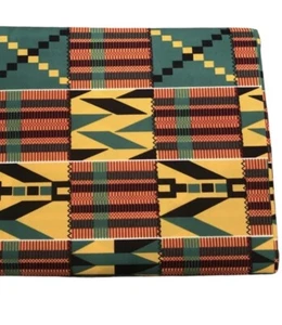 African Wax Print Ankara Fabric 6 Yards dress fabric/craft /skirt Kente New - Picture 1 of 8