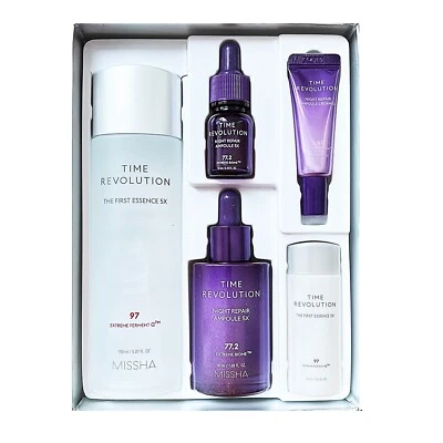 MISSHA Time Revolution Juego de 2 Artículos 1er Tratamiento Esencia y Ampolla Reparación Nocturna Foto 1 de 2