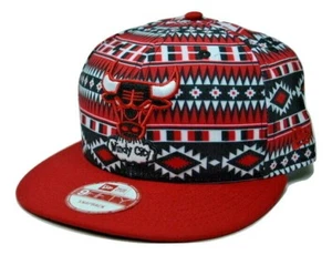 Chicago Bulls New Era 9Fifty HWC Todo Estampado Rojo NBA Baloncesto Gorra Sombrero - Imagen 1 de 4