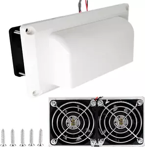 RV Side Vent Fan, 25W 12V Small Vent Ventilation Exhaust Fan for RV Motorhome Ca - Picture 1 of 12
