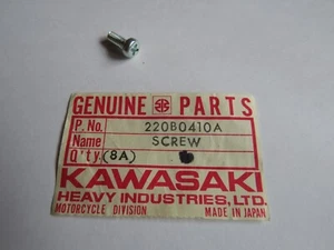Kawasaki NOS Snowmobile Pan Screw 4X10 MM 220B0410A  OM11 - Bild 1 von 2