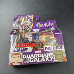 Minimates Marvel Guardians of the Galaxy Star-Lord, Rocket, Groot  Walgreens Exc - Picture 1 of 7