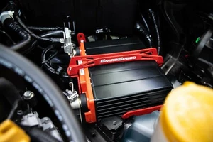 GrimmSpeed Red Lightweight Battery Mount Kit for 2008-2020 Subaru WRX STI - Picture 1 of 9