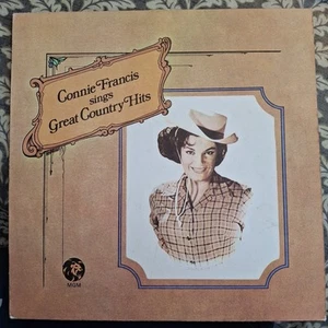 CONNIE FRANCIS "SINGS GREAT COUNTRTY HITS" VINYL LP NEAR MINT - Picture 1 of 4