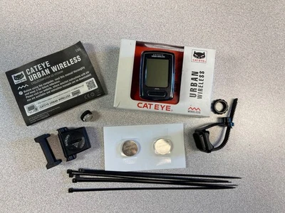 Cateye Urban Wireless Bicycle Computer CC-VT-240W Black - Image 1 of 4