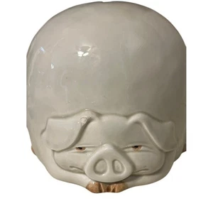 Fitz and Floyd Porky Pig Bank Ceramic Coin Bank 1977 Collectible Decor - Picture 1 of 4