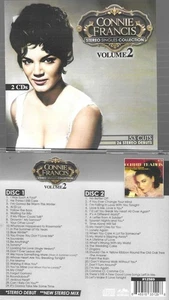 CONNIE FRANCIS-STEREO SINGLES COLLECTION VOL. 2-2 CDs-53 CUTS-26 STEREO DEBUTS - Picture 1 of 1