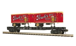 MTH 20-95565 Spur O Flachwagen mit 2 PUP Anhänger Detroit Toledo & Ironton #1959 - Bild 1 von 4