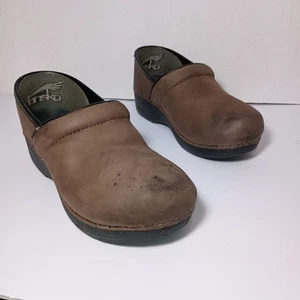 Dansko Pro Xp Brown Oiled Stapled Leather Clogs Size 38 EU / 7.5 US Professional - Bild 1 von 17