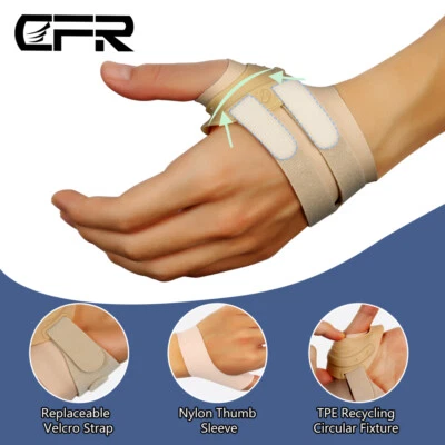 Soporte para pulgar CMC para alivio del dolor de artritis ortesis articular izquierda y derecha Foto 1 de 4