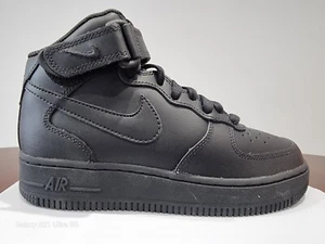 Junior Nike Air force 1 Mid (GS) Trainers DH2933-001 UK sz's 4 & 6 - Picture 1 of 9