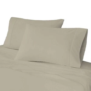 Nikki Chu Brushed Percale Embroidered Hem Ultra Soft 100% Cotton, King 4-Piec... - Picture 1 of 6