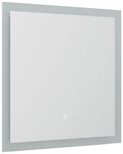 Badspiegel 60x53cm mit LED Beleuchtung Badezimmer Wandspiegel Touch Bedienung - Bild 1 von 5