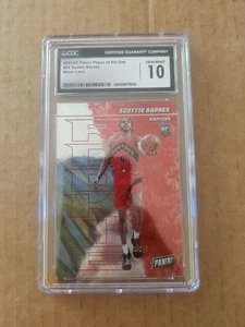 2021-22 Panini NBA Player of the Day #54 Scottie Barnes Moon Lava CGC 10 #/199 - Picture 1 of 2