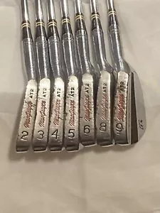 Vintage MacGregor Tommy Armour VFQ 2-6 + 8-9 Iron Set Steel 7 Golf Clubs - Picture 1 of 15