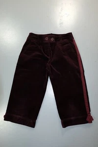 I Pinco Pallino Burgundy Corduroy Pants Size 8 - Picture 1 of 3