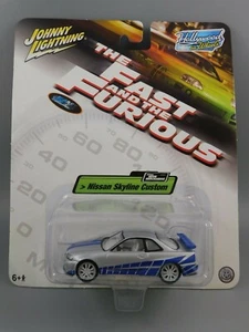 Johnny Lightning The Fast and Furious Nissan Skyline Custom White Lightning 1:64 - Picture 1 of 7